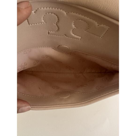 Tory Burch Alexa Stitch Shell Pink Camera Leather Cross Body Shoulder Bag - Picture 3 of 10